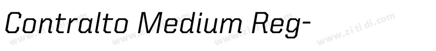 Contralto Medium Reg字体转换